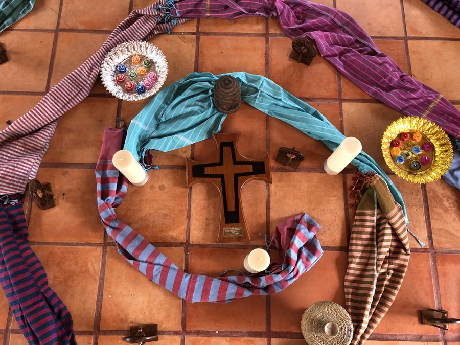 Centrepiece of opening ritual